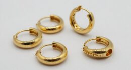 top 18k gold hoop earrings