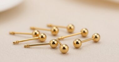 top 18k gold nostril studs
