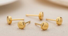 top 18k gold septum clicker