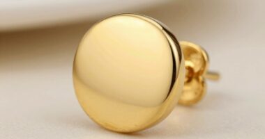 top 18k gold studs