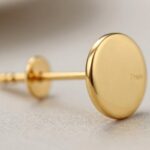 top 18k gold studs