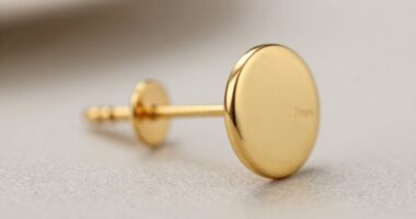 top 18k gold studs