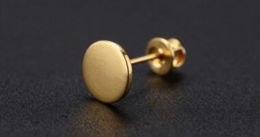 top 18k gold studs