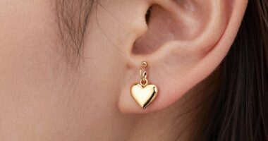 top 18k gold tragus studs