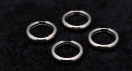 top 4 titanium conch hoops