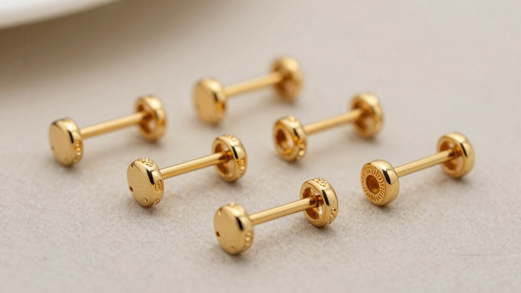 top 6 gold septum clickers