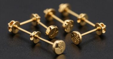 top 8 gold nostril studs