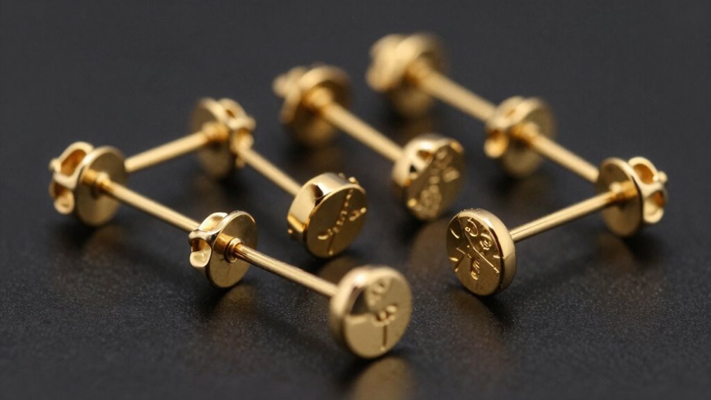 top 8 gold nostril studs