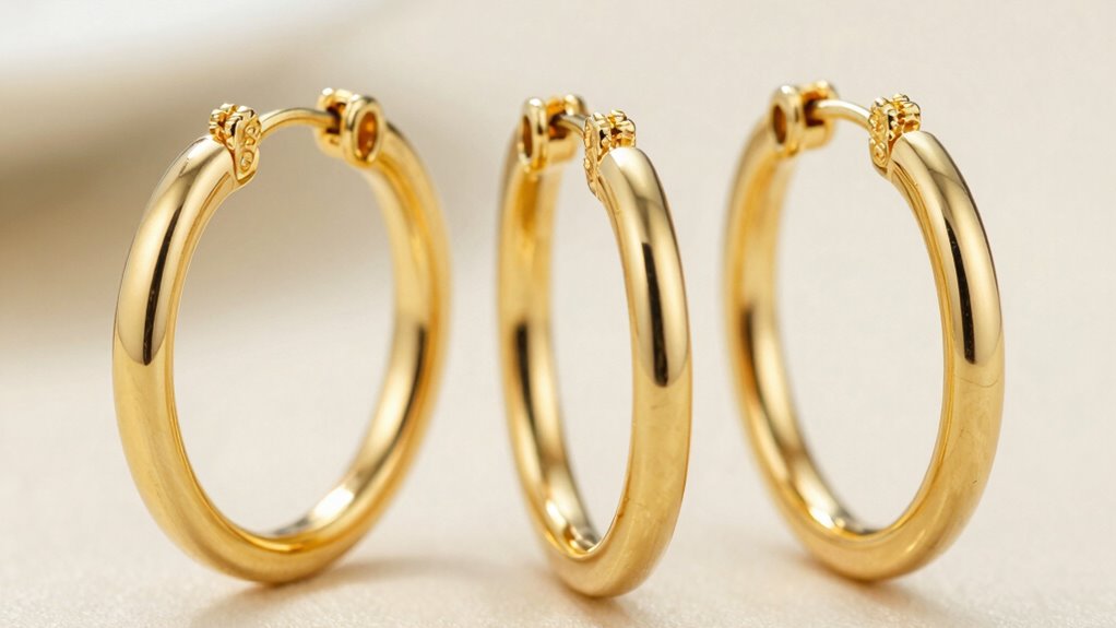 top gold hoop earrings