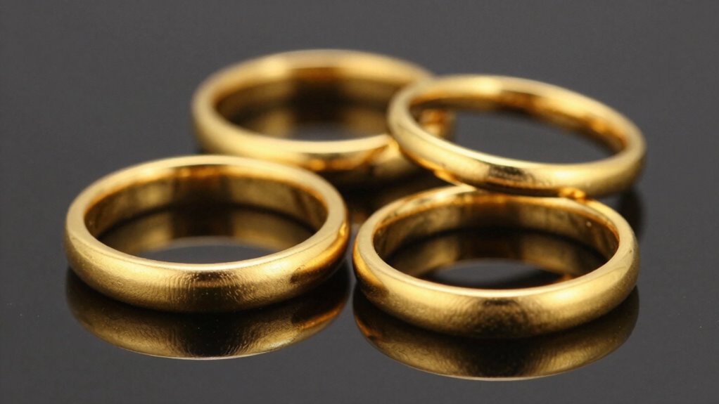 top gold seamless rings