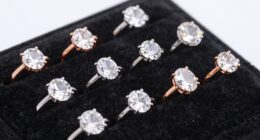 top moissanite daith rings