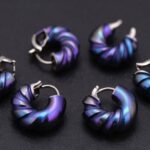 top niobium hoop earrings