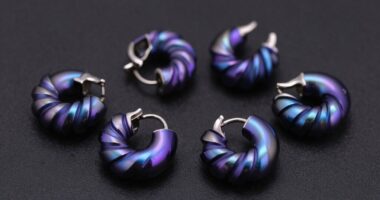 top niobium hoop earrings
