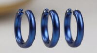 top niobium hoop earrings