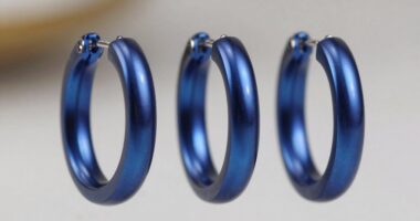 top niobium hoop earrings