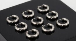 top niobium hoop earrings