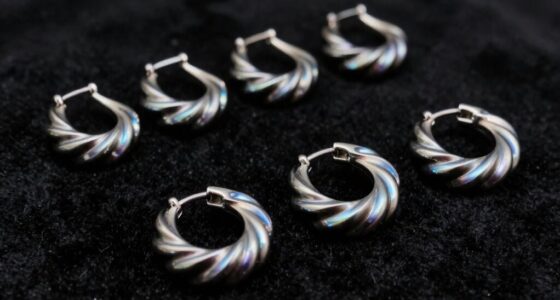 top niobium hoop earrings