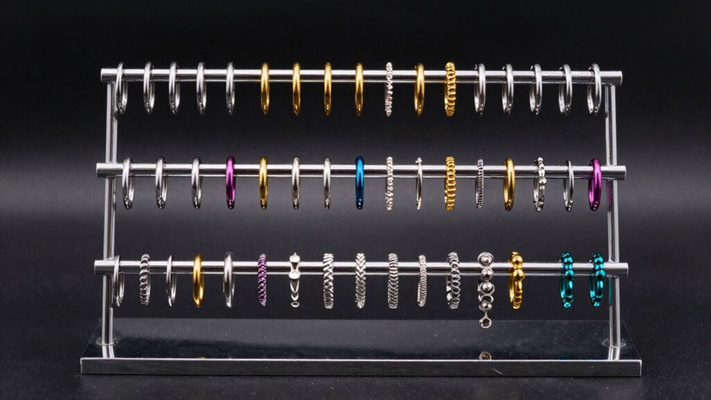 top piercing jewelry displays