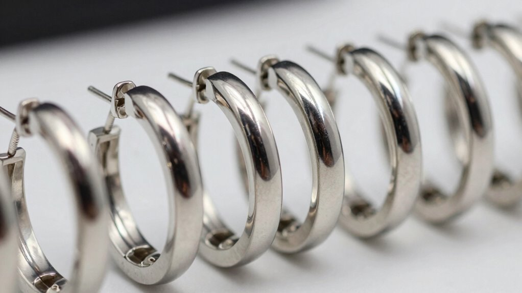 top titanium hoop earrings