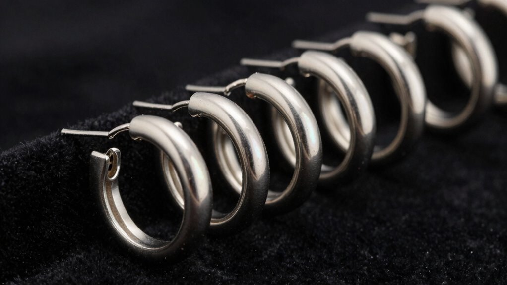 top titanium hoop earrings
