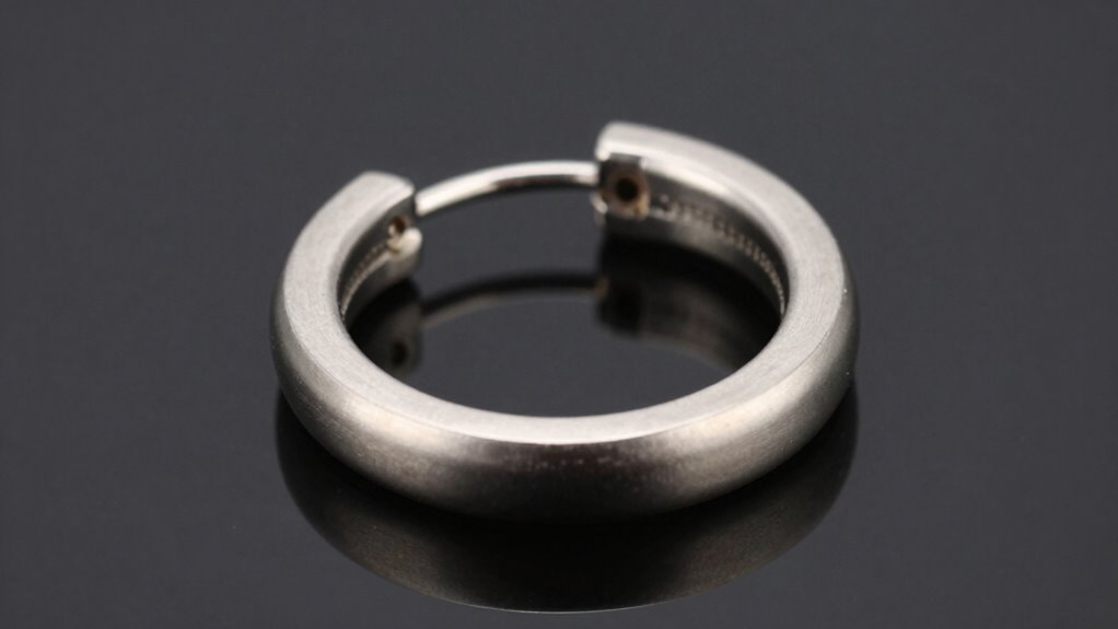 top titanium hoop earrings
