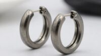 top titanium hoops 16g