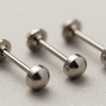 top titanium labret studs