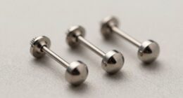 top titanium labret studs