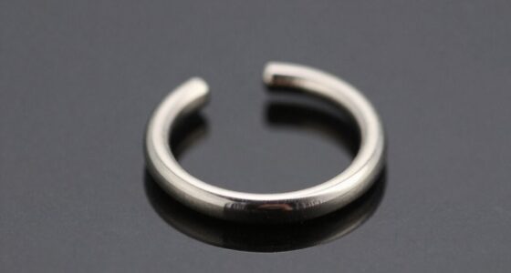 top titanium nose hoop