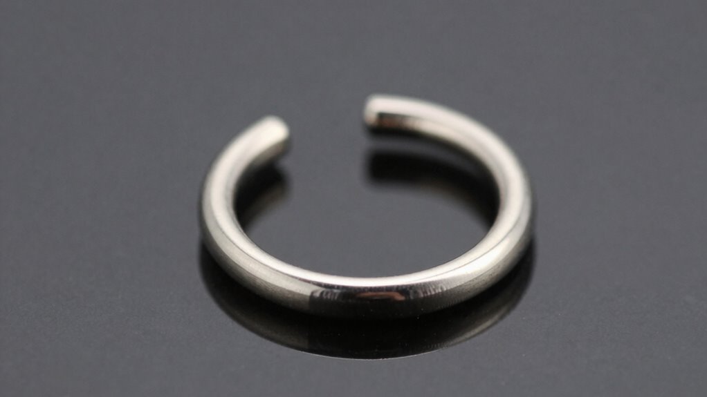 top titanium nose hoop