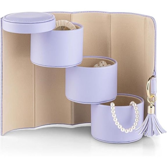 Vlando Travel Jewelry Organizer for Women