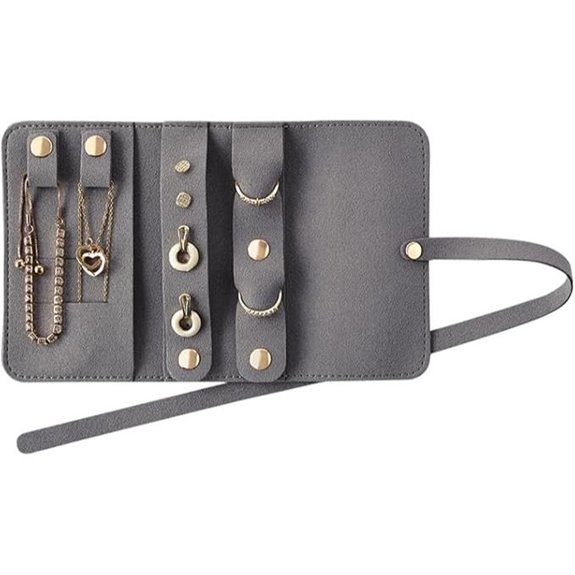 CASEGRACE Travel Jewelry Organizer Roll