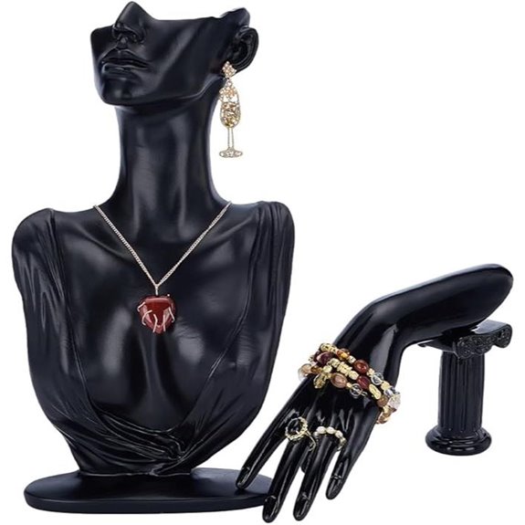 UNICRAFTALE Jewelry Display Mannequin Set (2 pcs)
