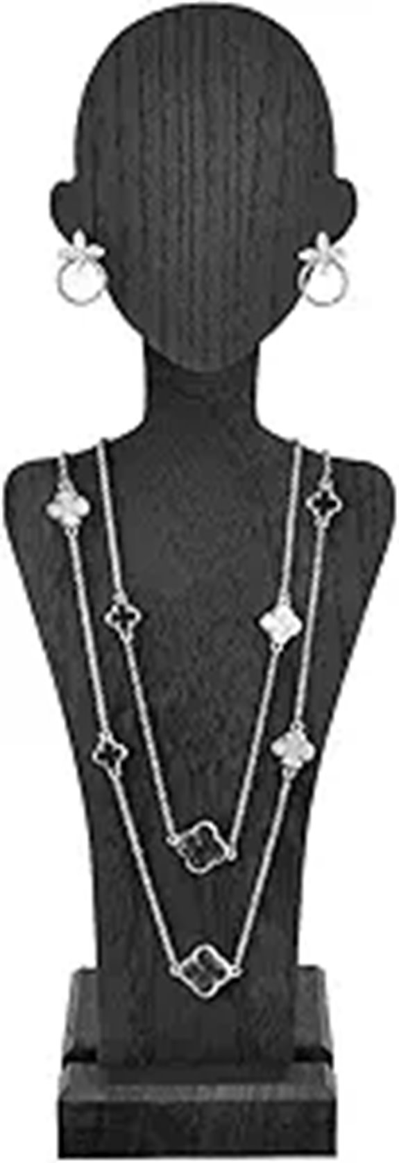 MOOCA Wooden Jewelry Display Stand for Earrings & Necklaces