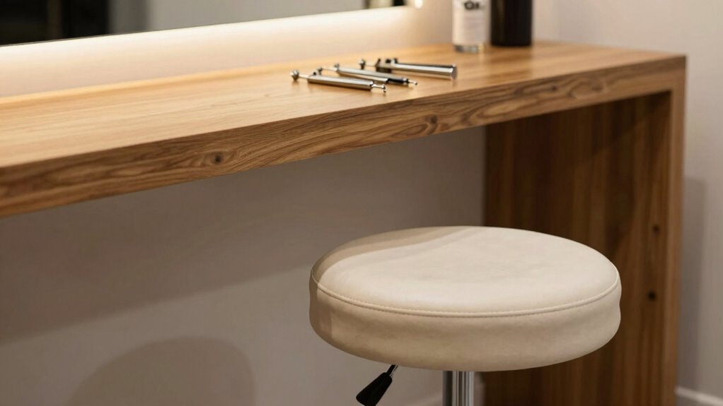 adjustable ergonomic piercing stool