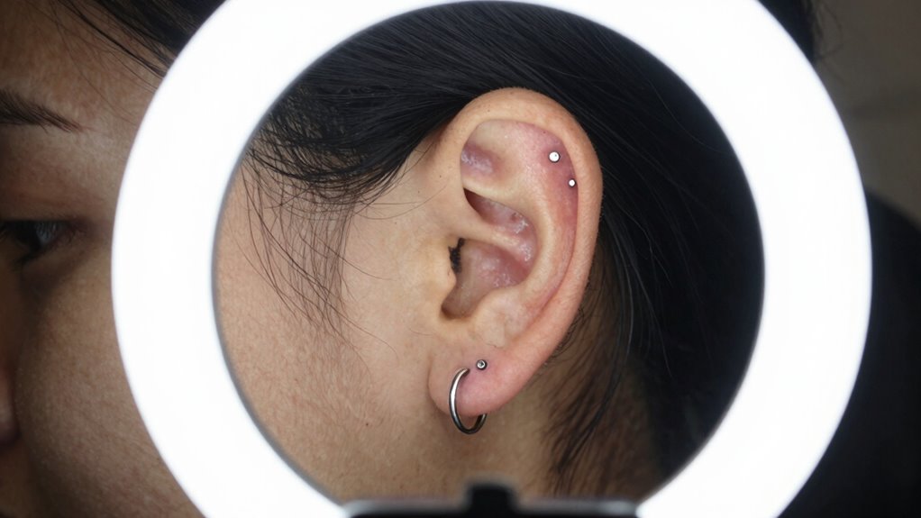 avoid harsh lighting and angles