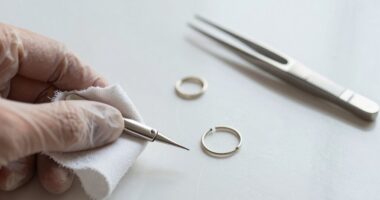 cleaning delicate jewelry