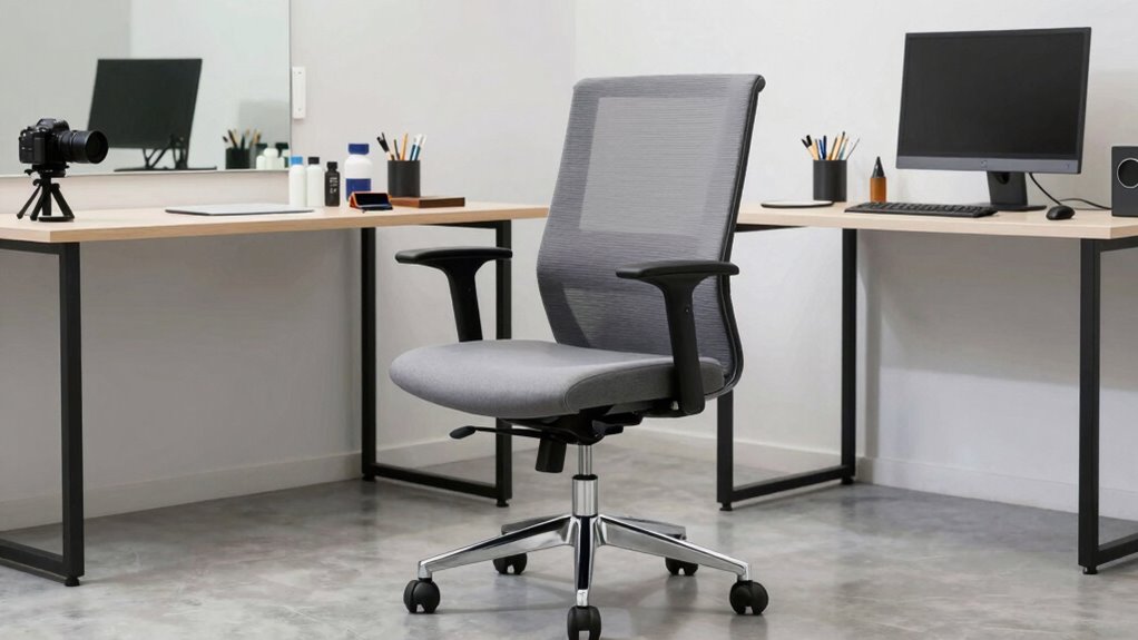 ergonomic studio chair setup