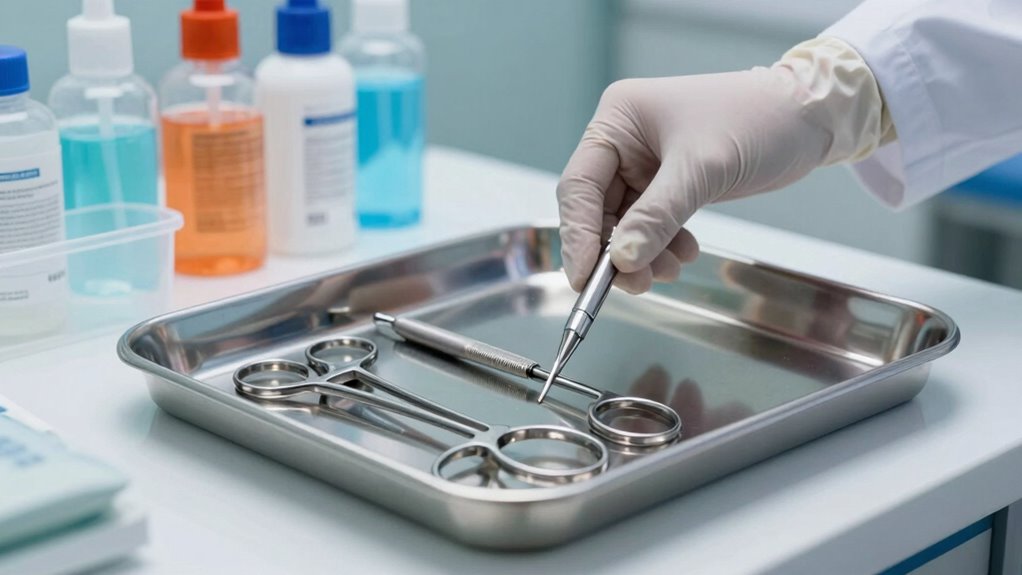 proper sterilization practices maintained