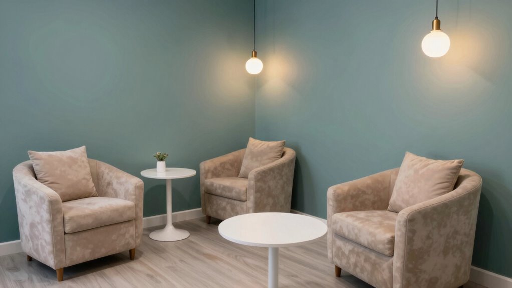 relaxing lighting and colors