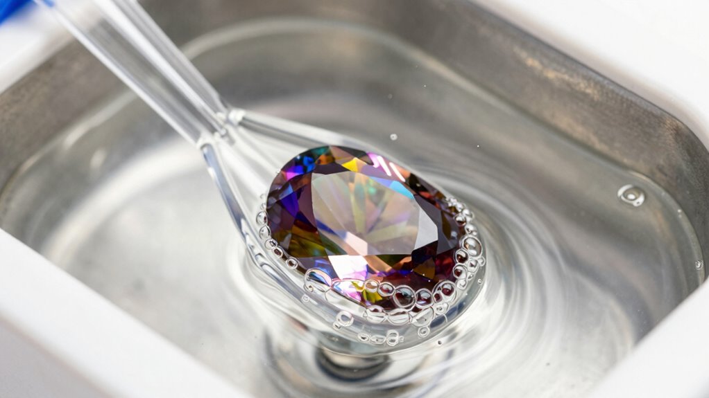 safe ultrasonic gemstone cleaning