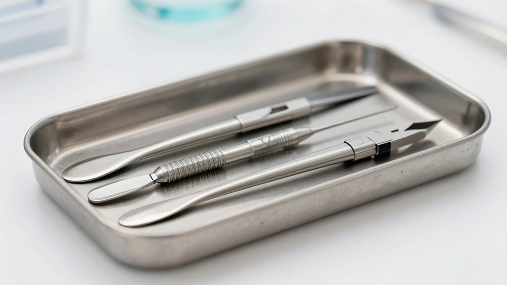 sterile organized piercing tools
