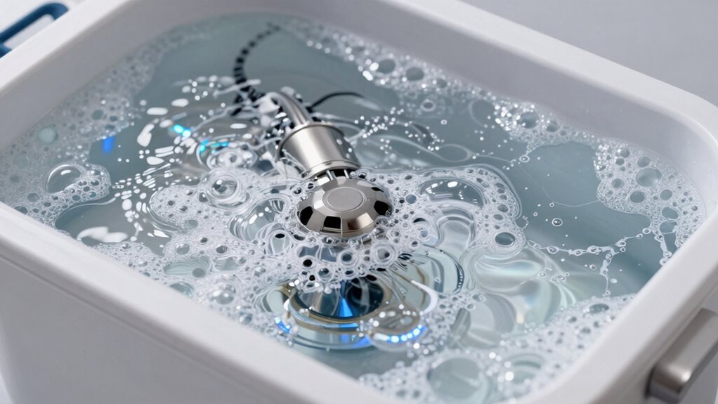 ultrasonic cleaning cavitation process