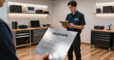 client notice before speaking