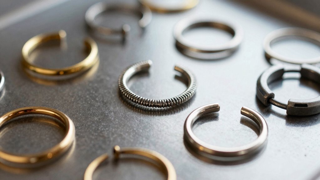 comfortable well designed nose hoops