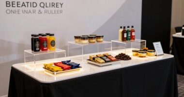 elevate booth with premium display