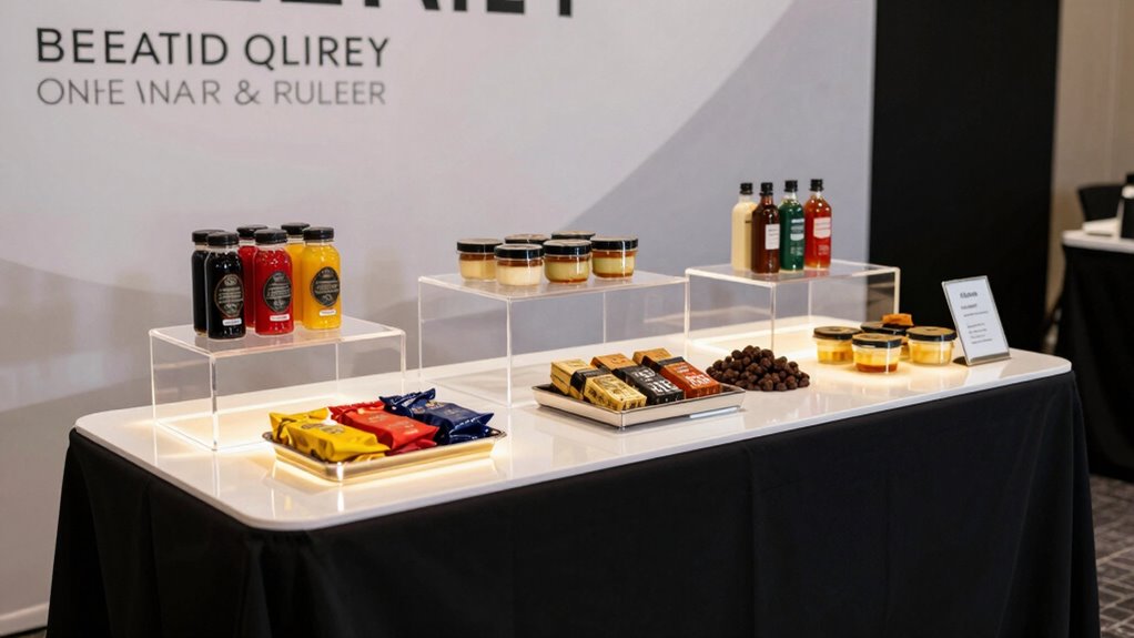 elevate booth with premium display