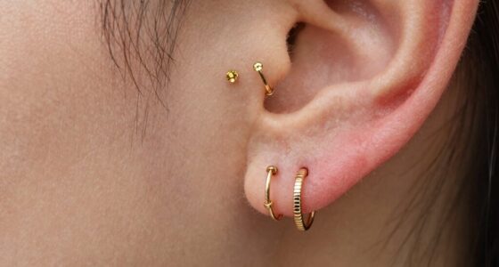 gold for new piercings