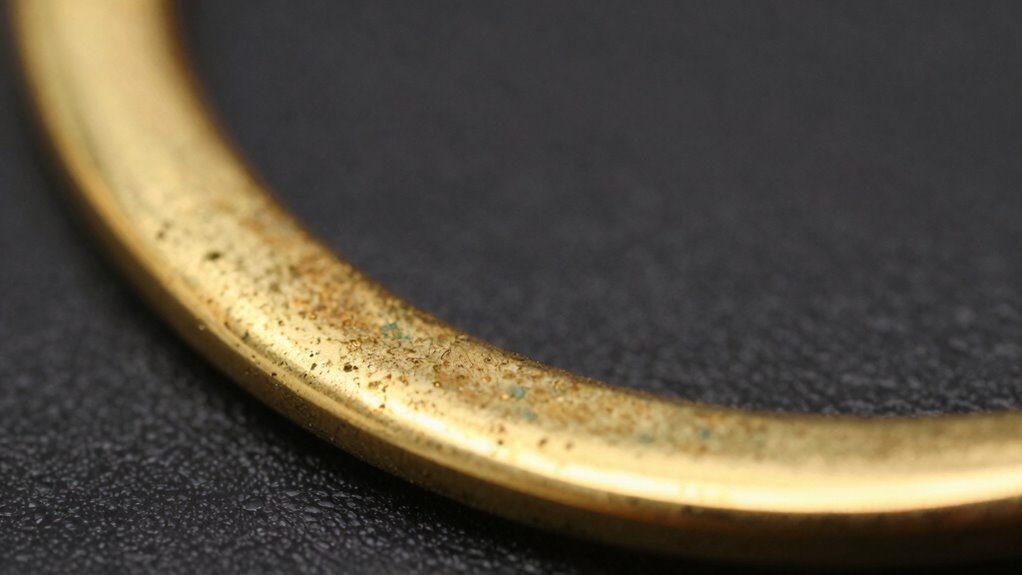 gold tarnish diminishes appearance and value