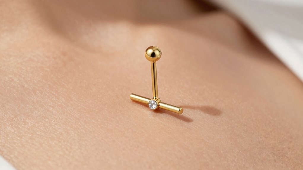 minimalist summer belly button jewelry